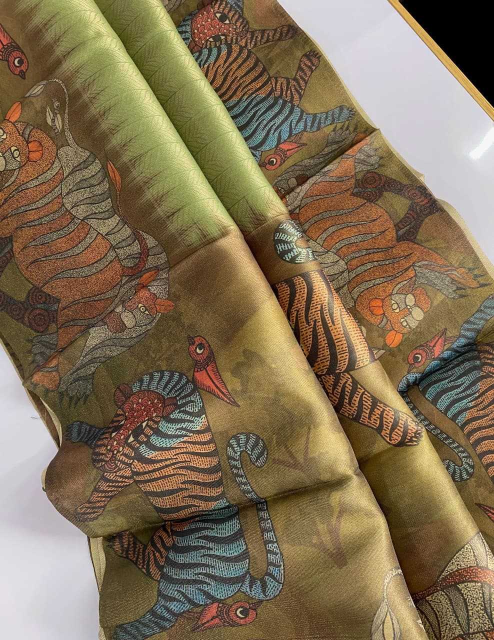 Tissue Printed Saree