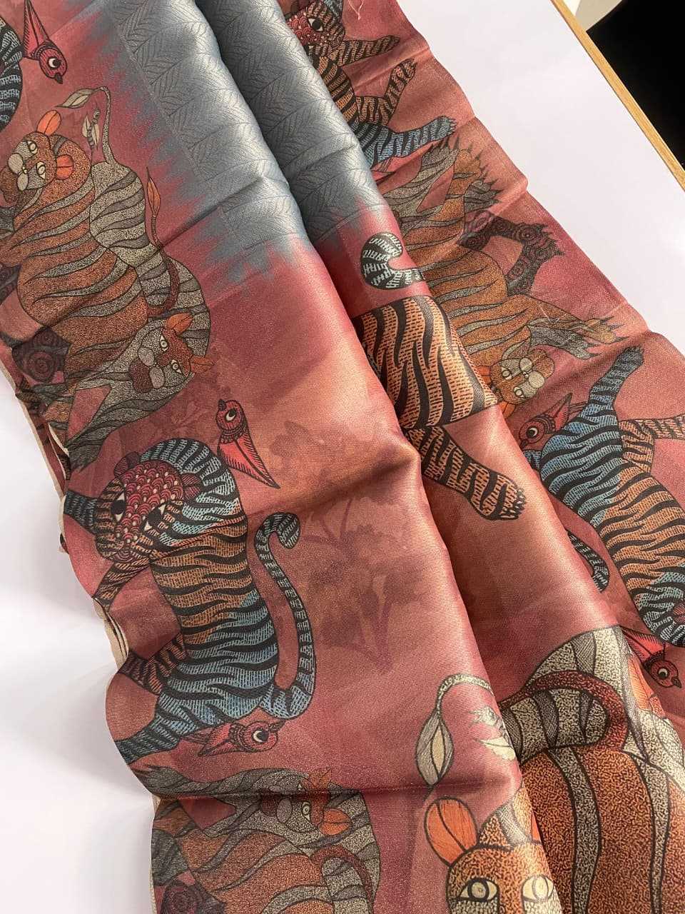 Tissue Printed Saree