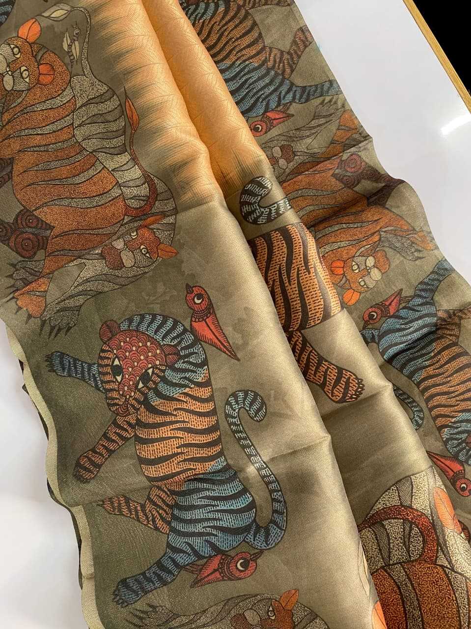 Tissue Printed Saree