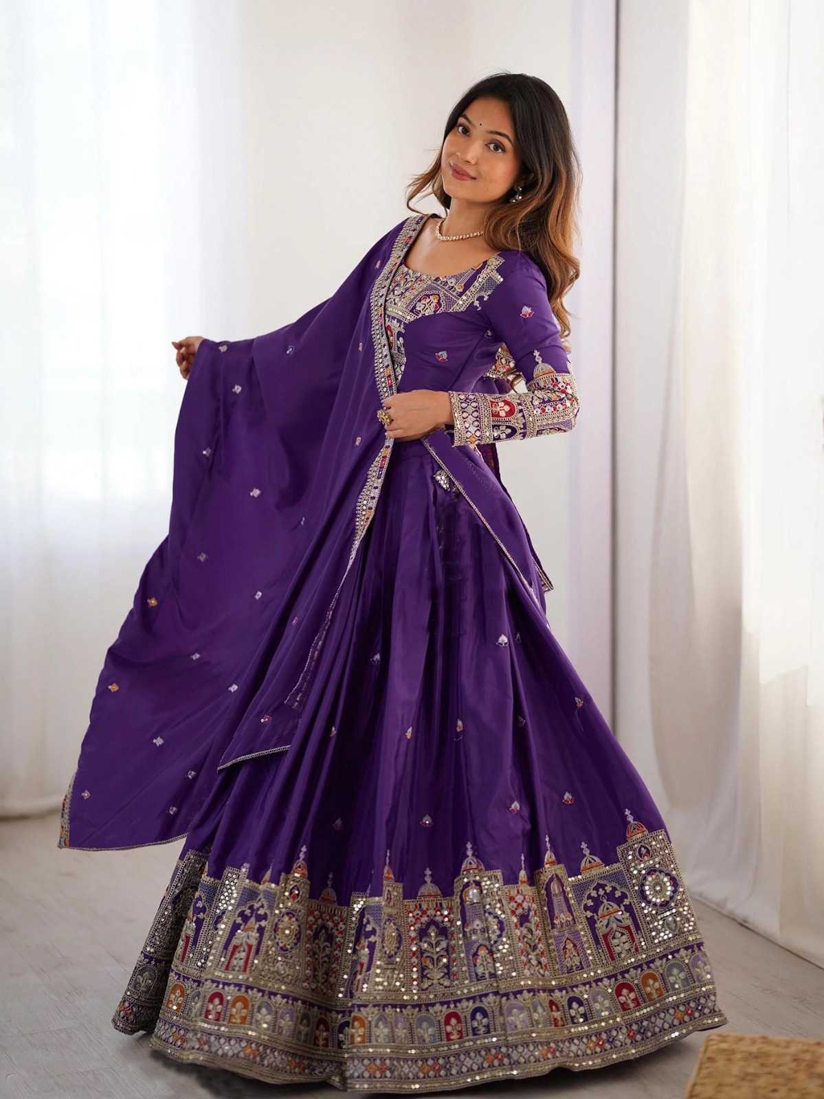 Anaya Chinon Designer Lehenga