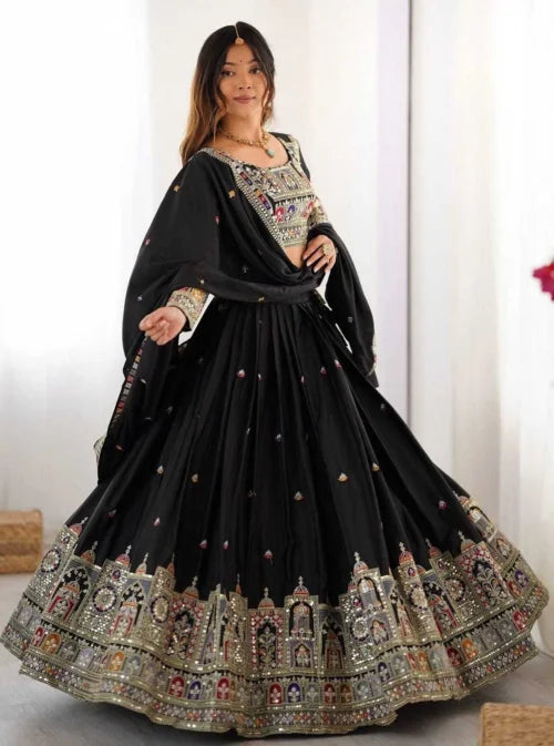 Anaya Chinon Designer Lehenga