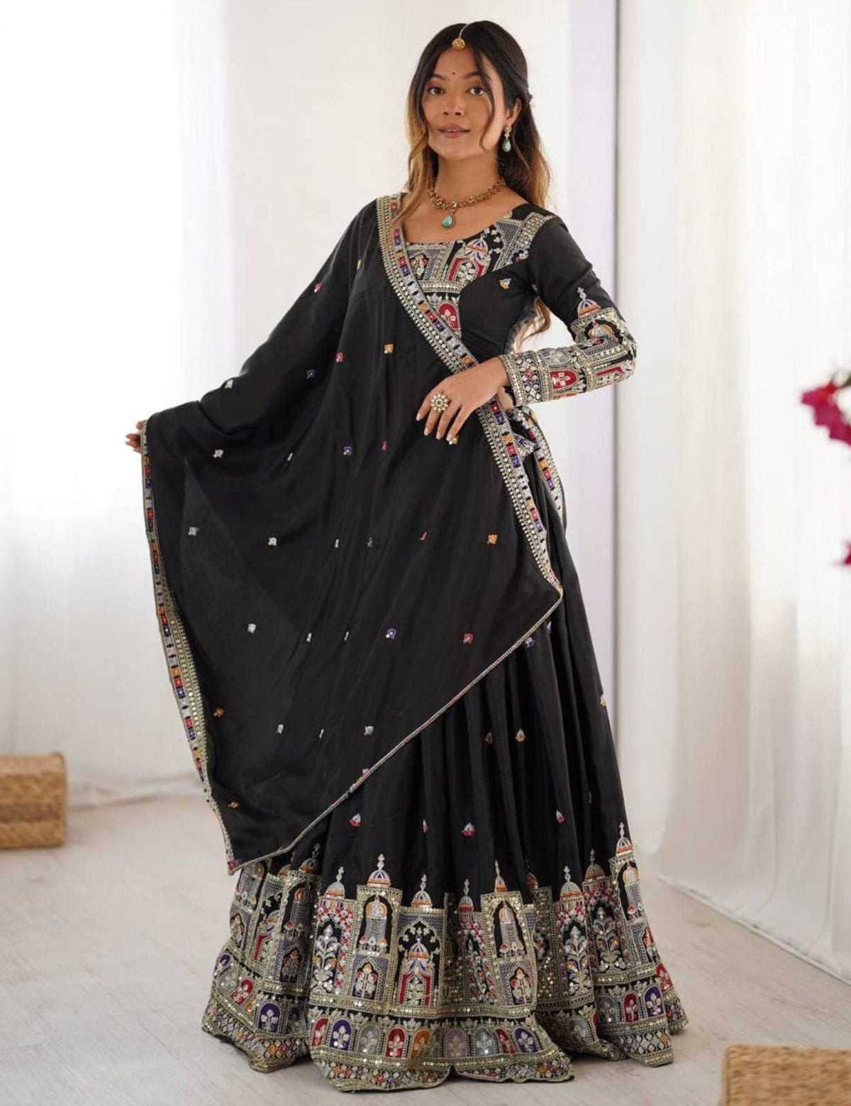 Anaya Chinon Designer Lehenga