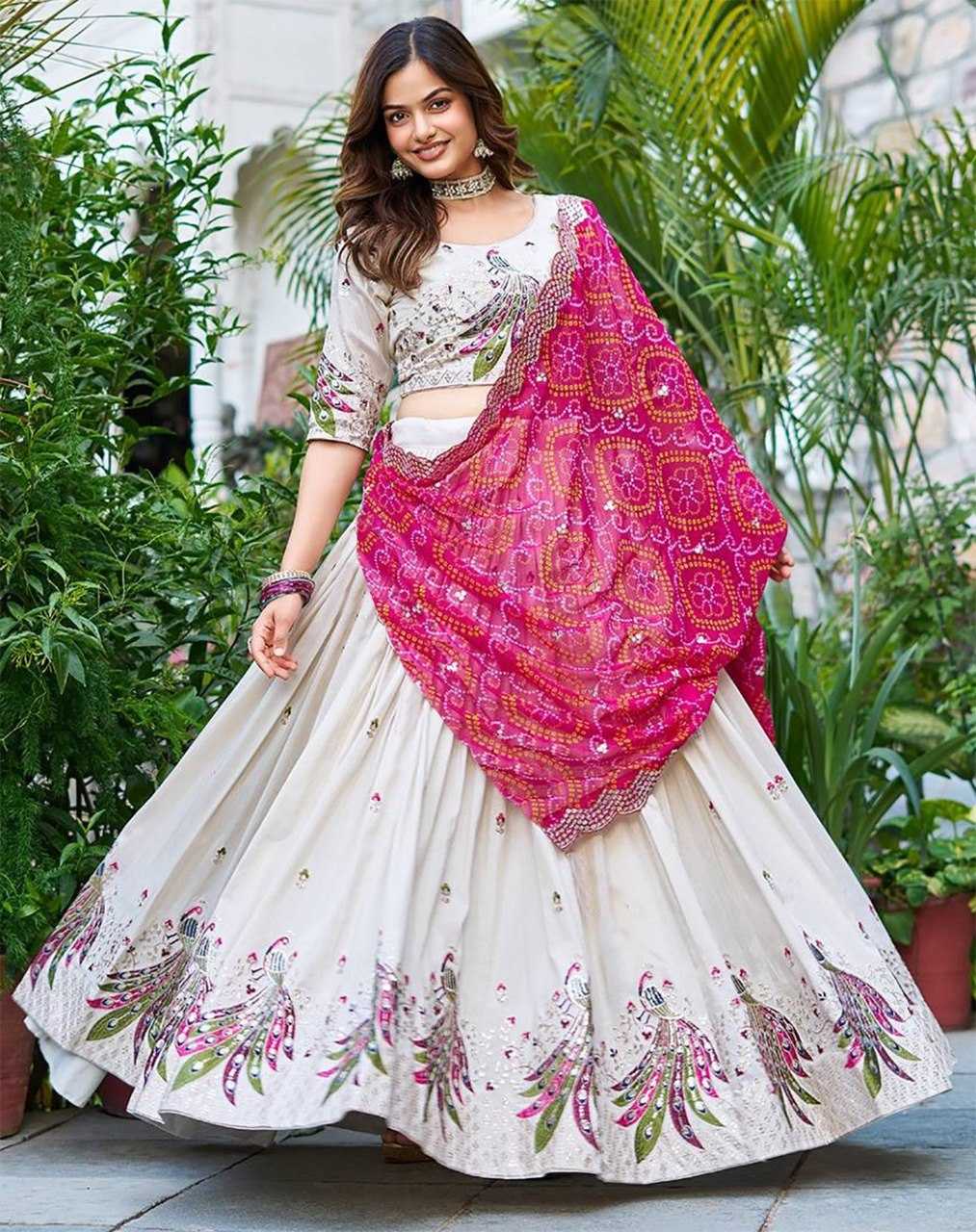 Chinon Embroidered Lehenga