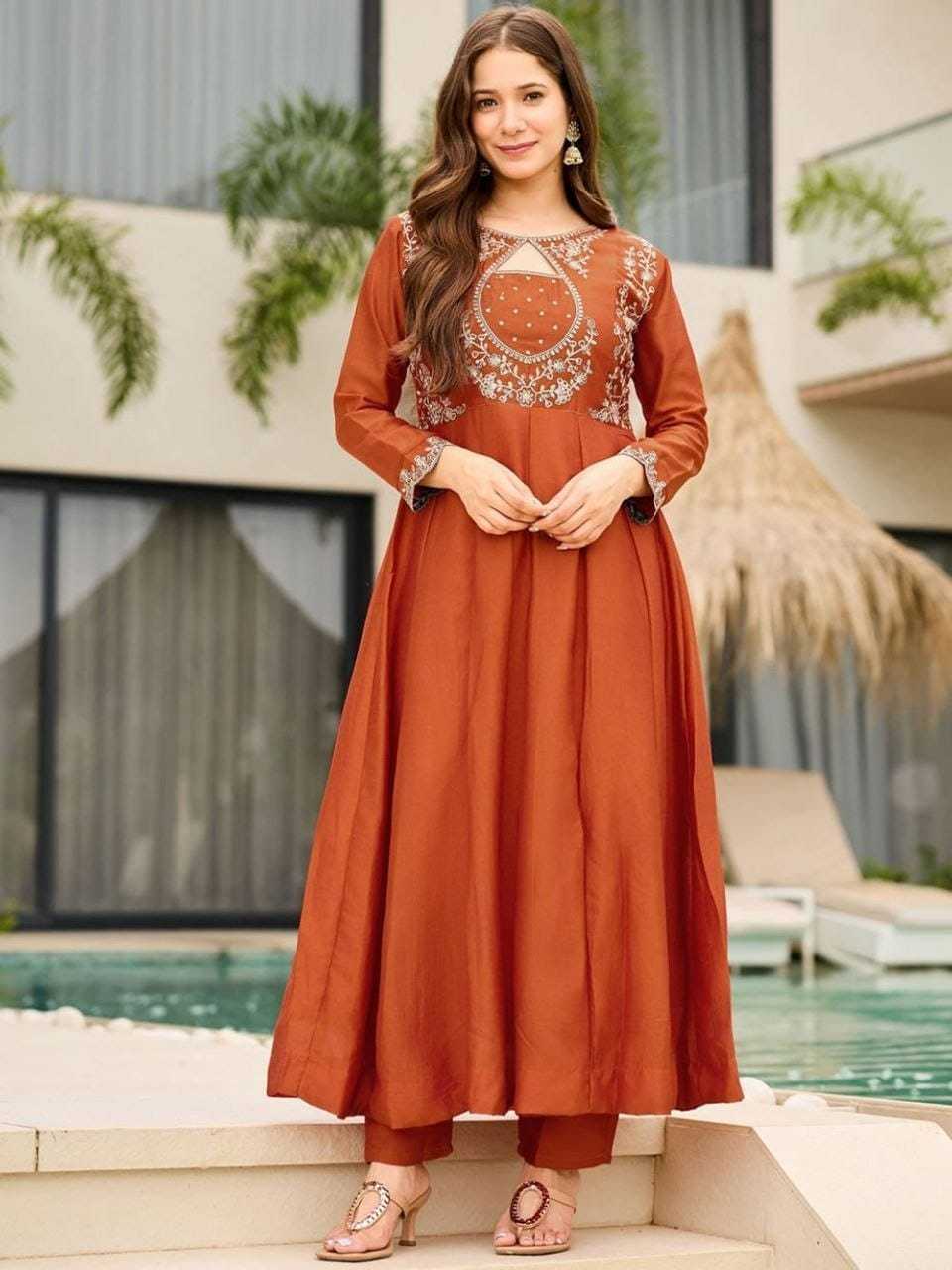 Vichitra Silk Designer Suit
