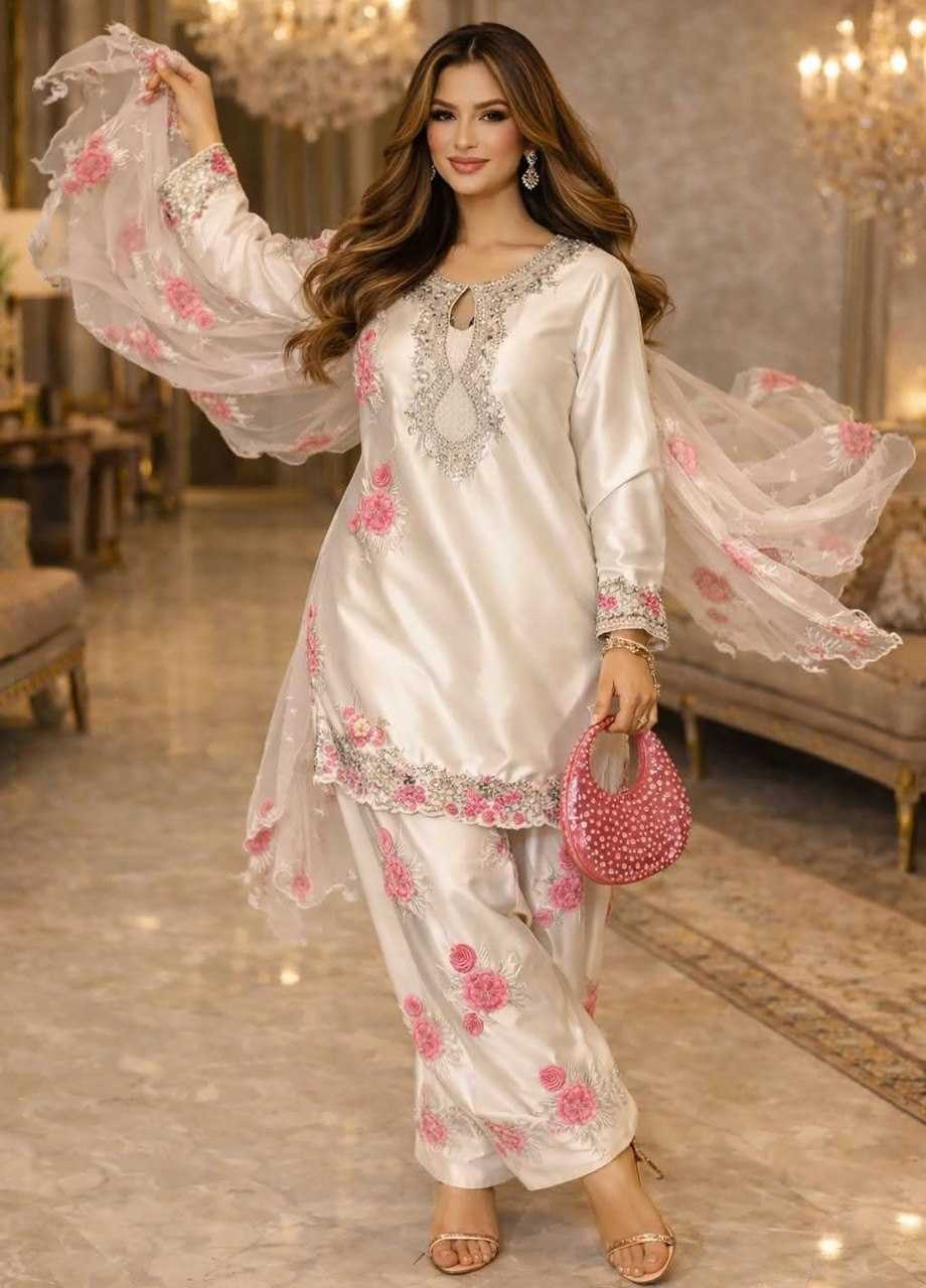Crepe Sharara Salwar Suit