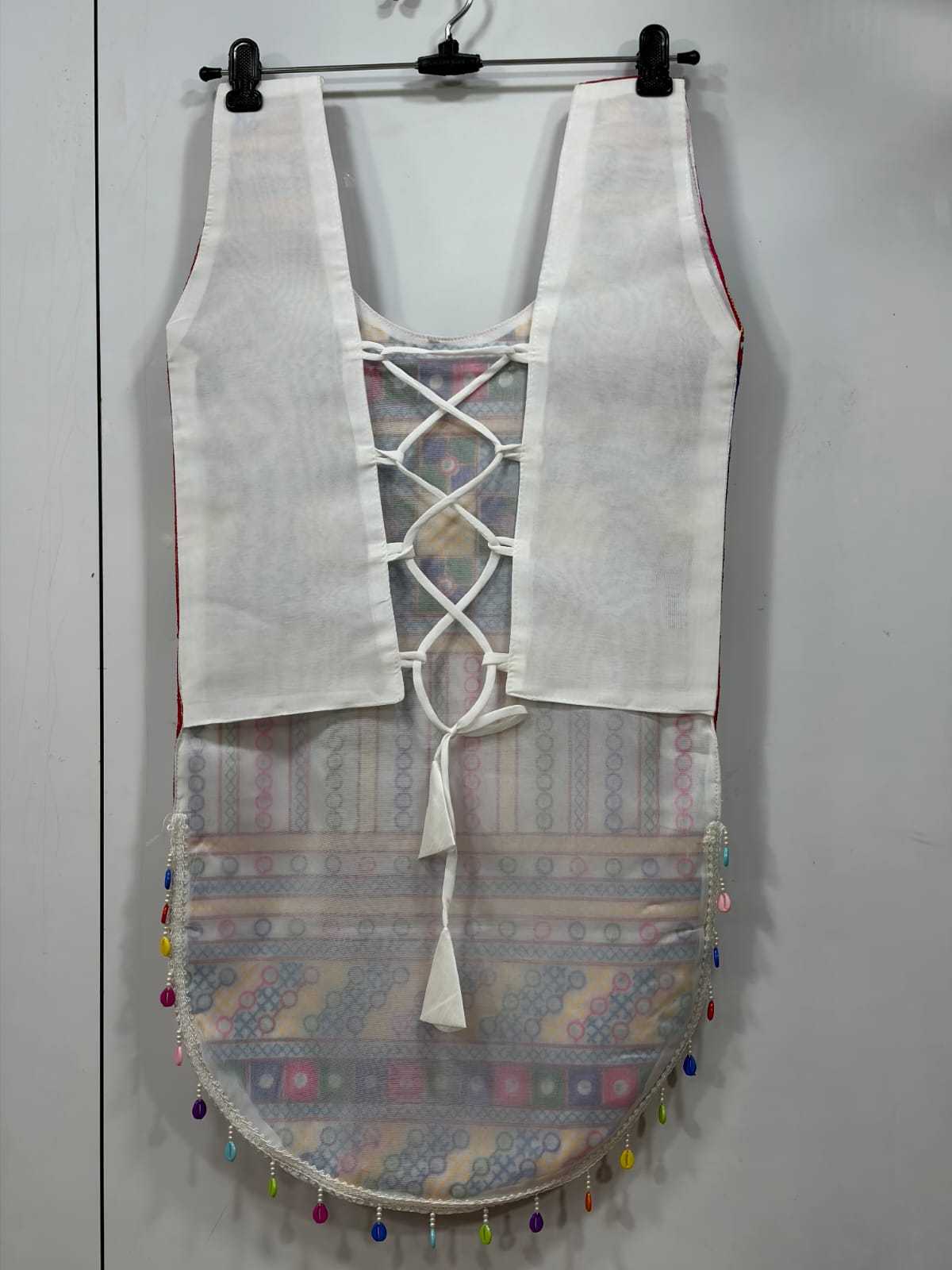 Aditi Cotton Designer Blouse in Off White