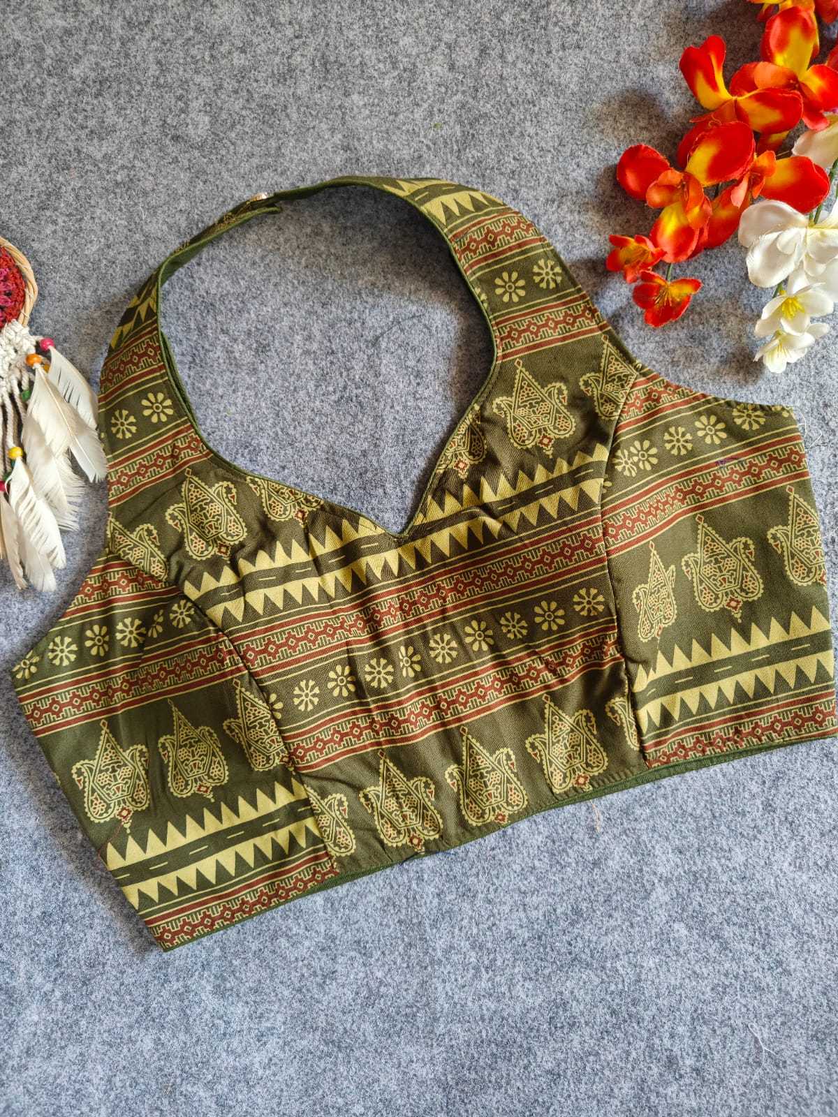 Advika Cotton Printed Blouse