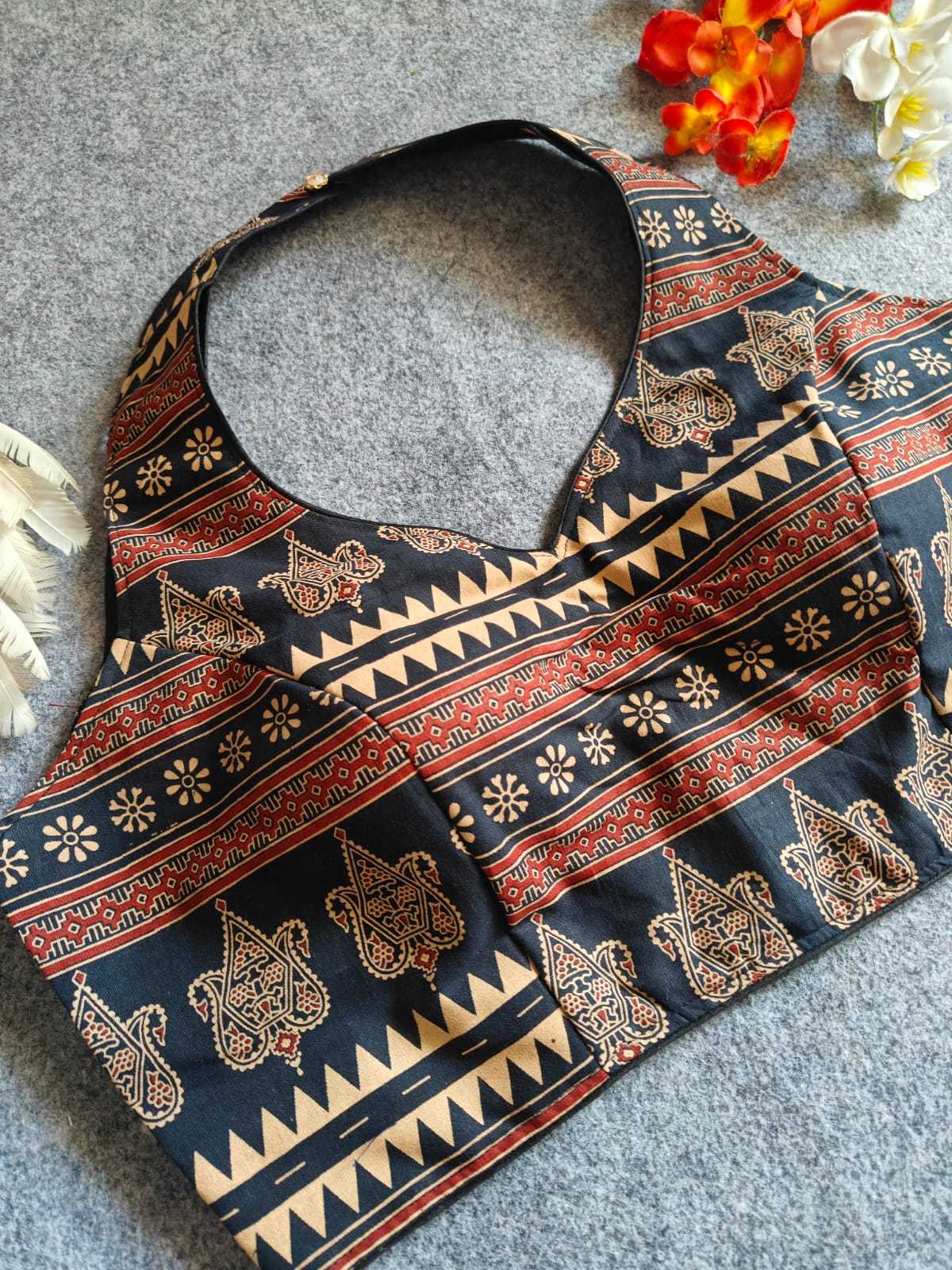 Advika Cotton Printed Blouse