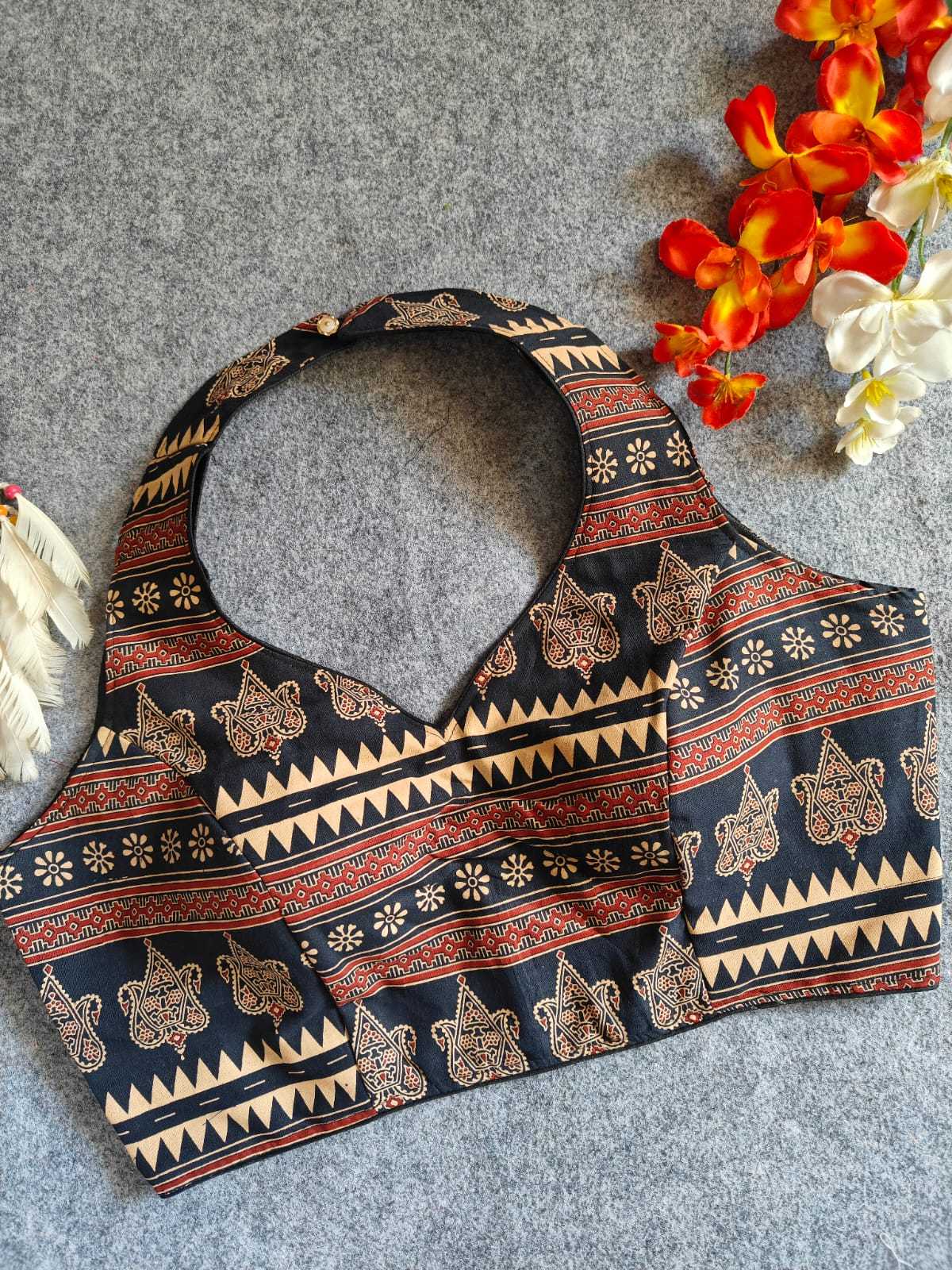 Advika Cotton Printed Blouse