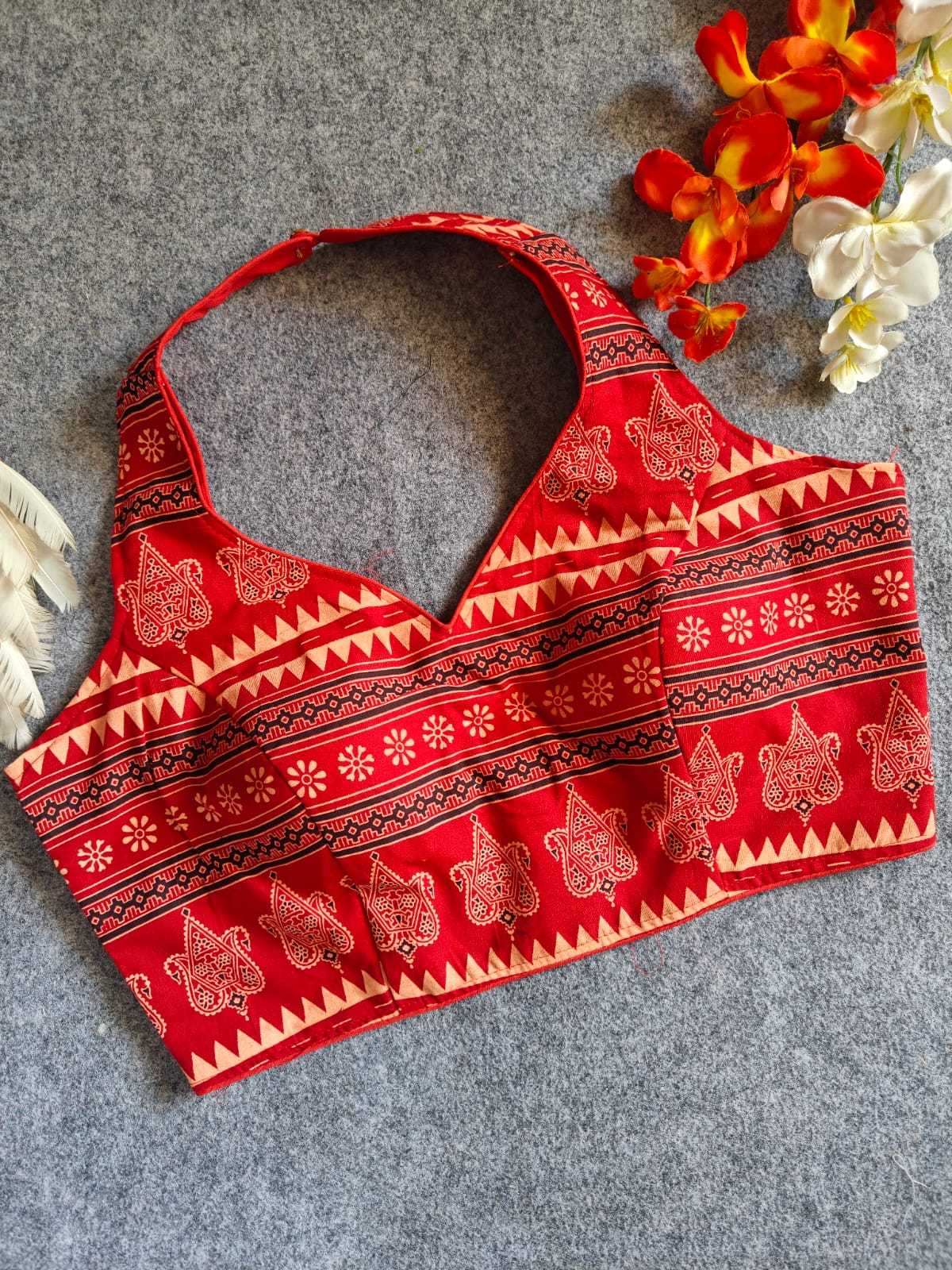 Advika Cotton Printed Blouse