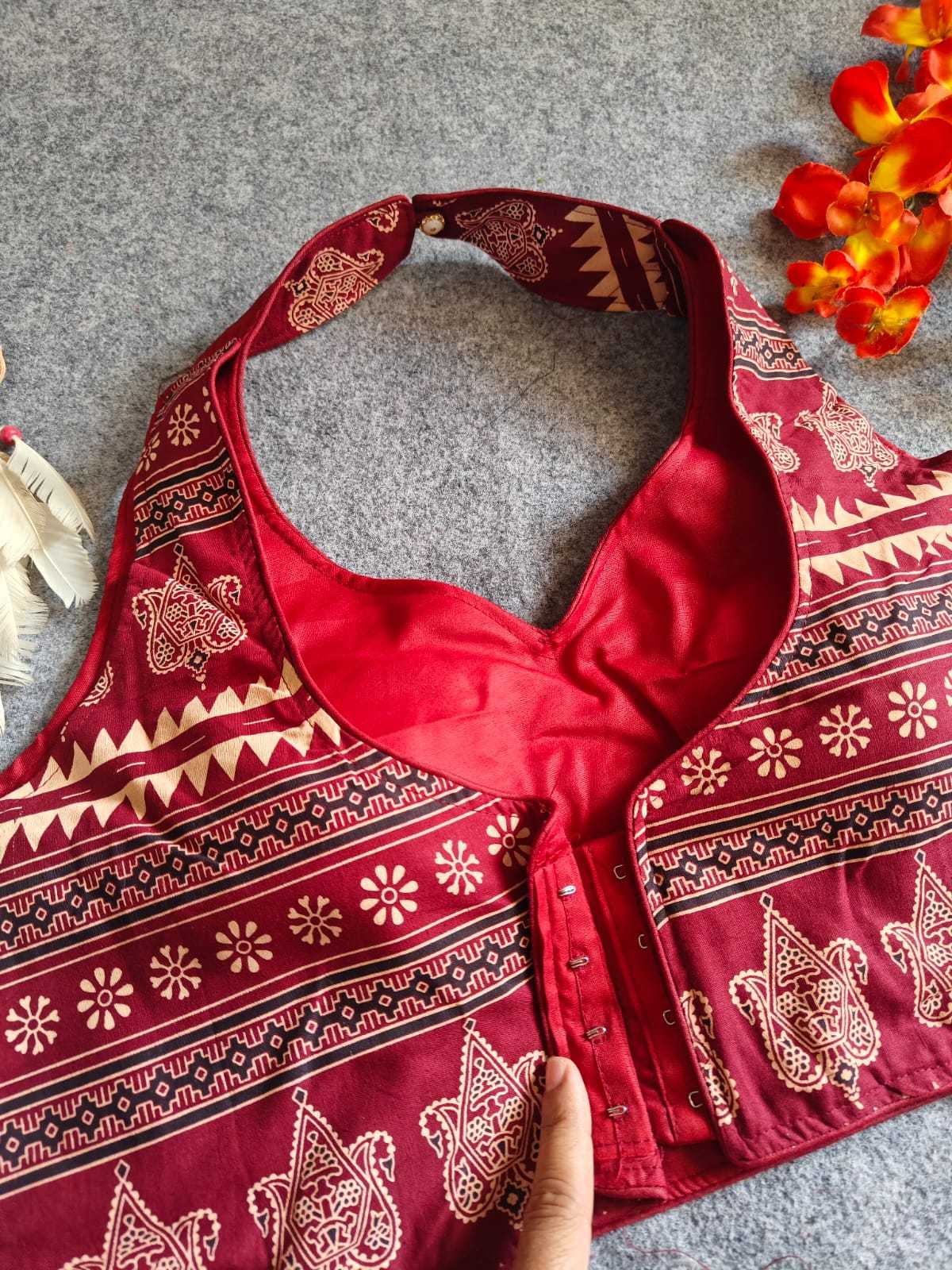Advika Cotton Printed Blouse