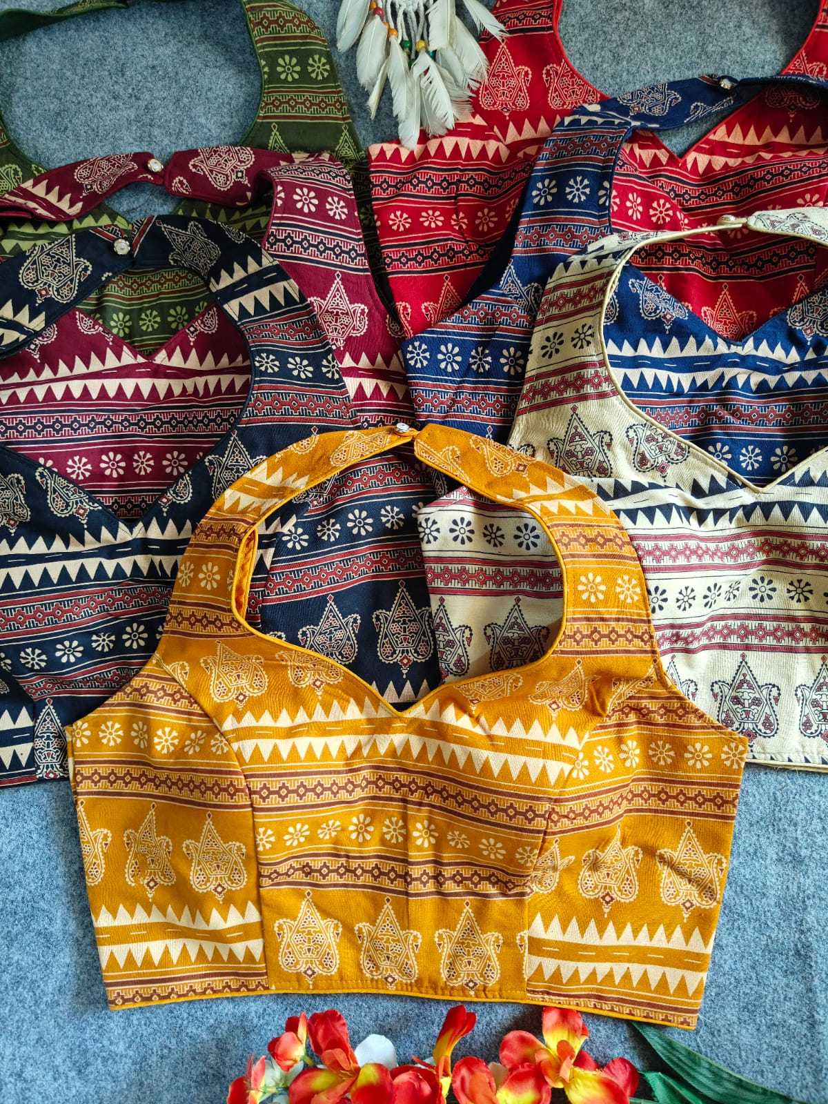 Advika Cotton Printed Blouse
