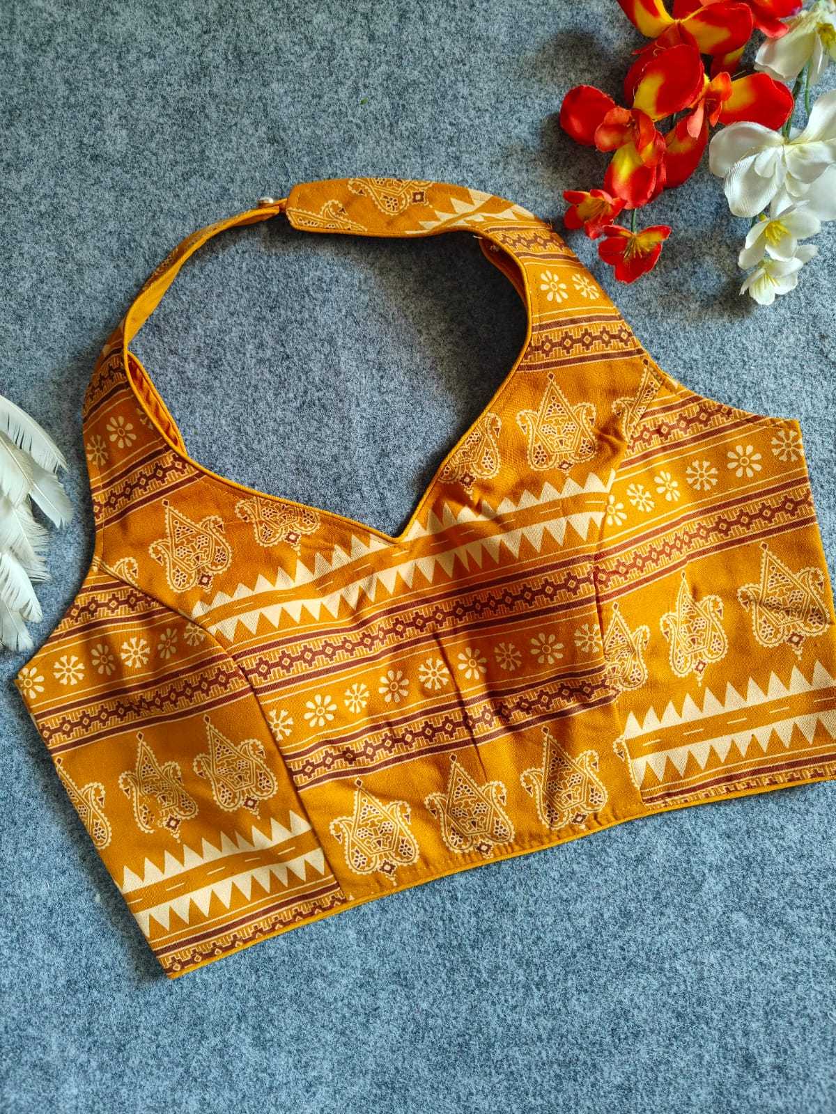 Advika Cotton Printed Blouse
