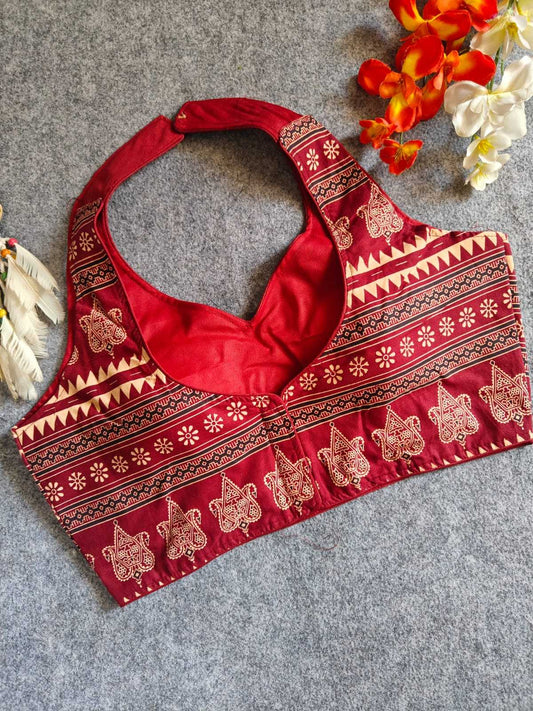 Advika Cotton Printed Blouse