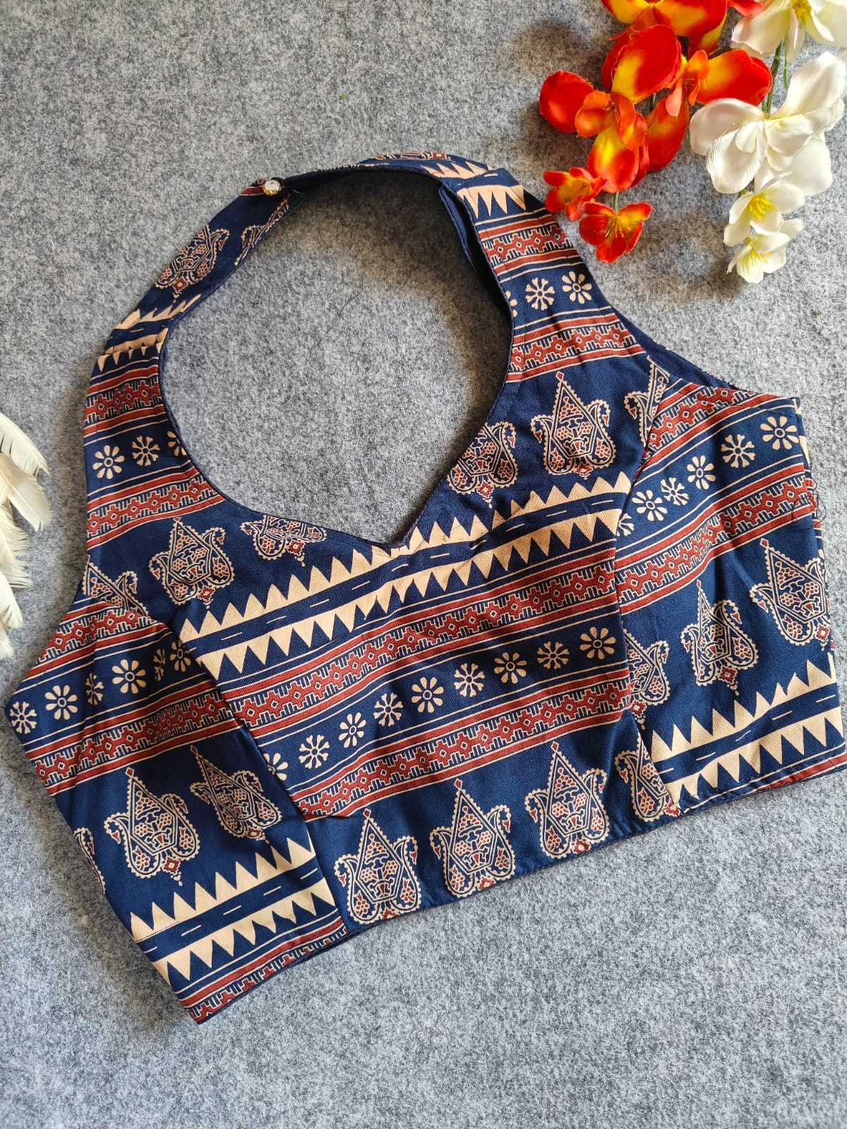 Advika Cotton Printed Blouse