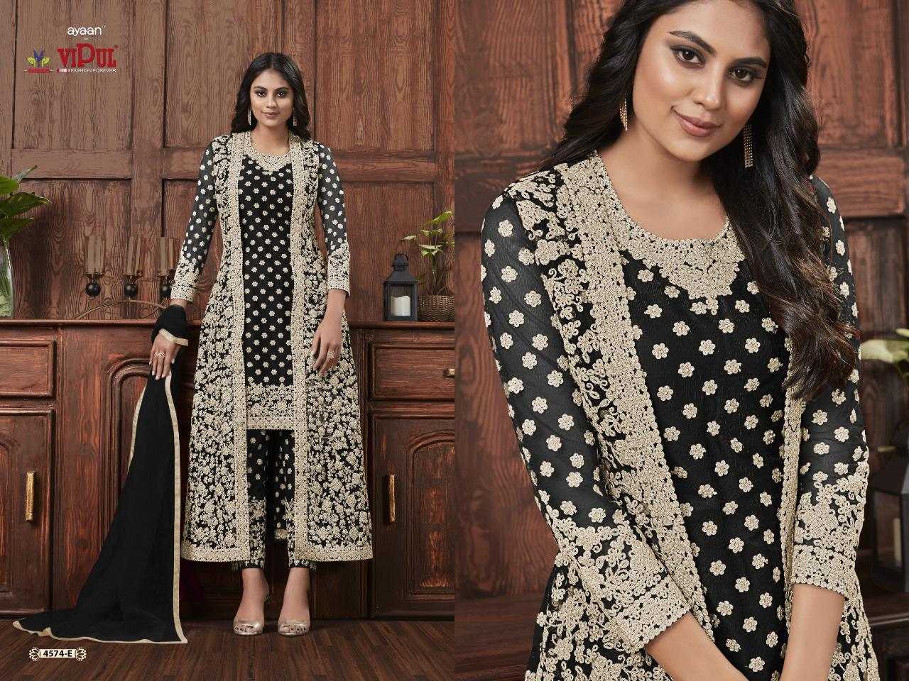 Net Embroidery Suit