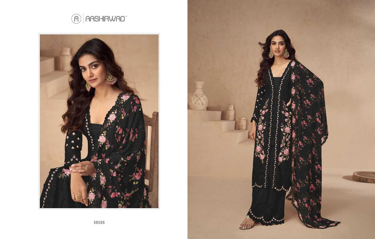 Soft Vichitra Sharara Salwar Suit