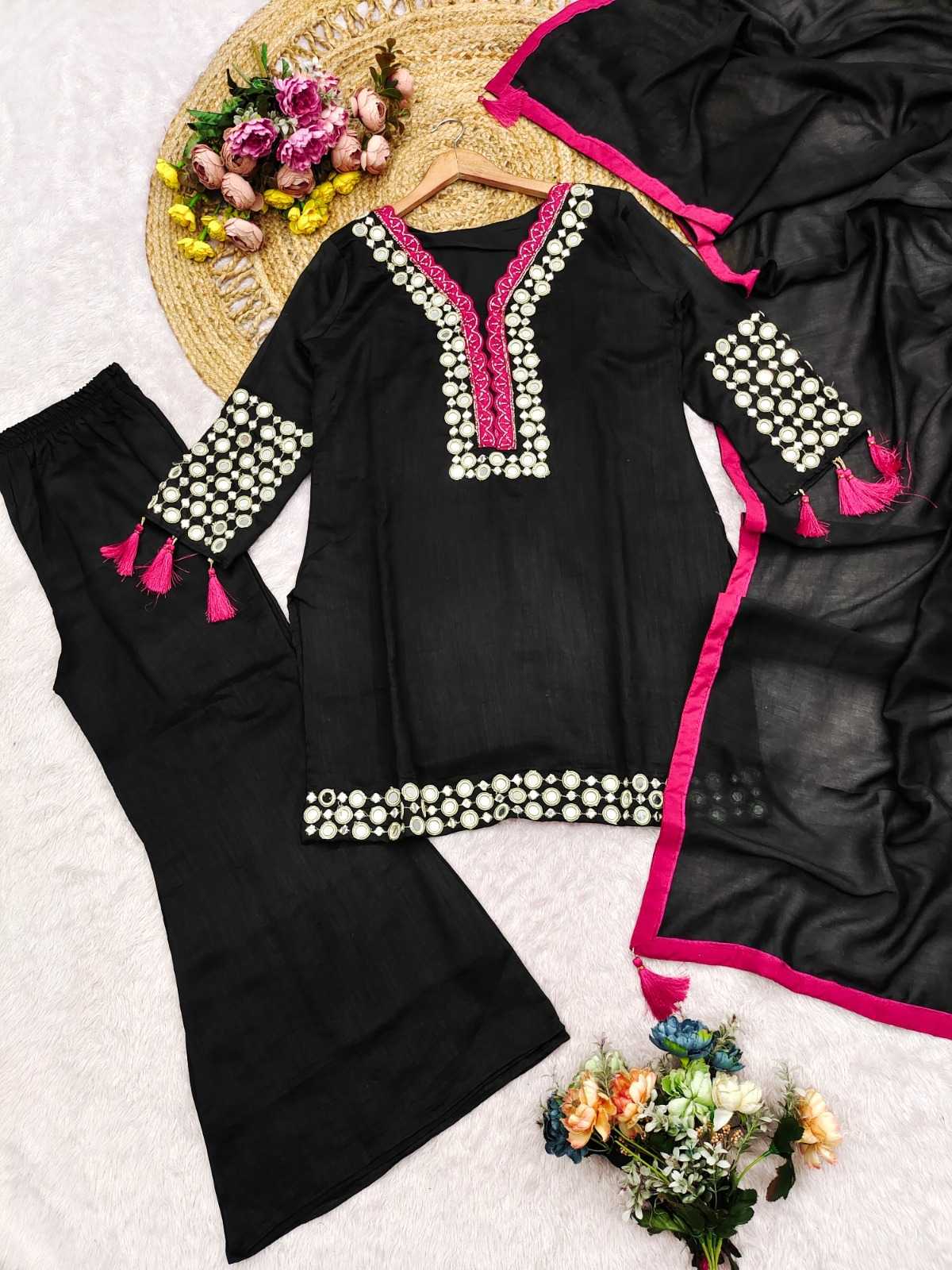 Vichitra Silk Ladies Suit