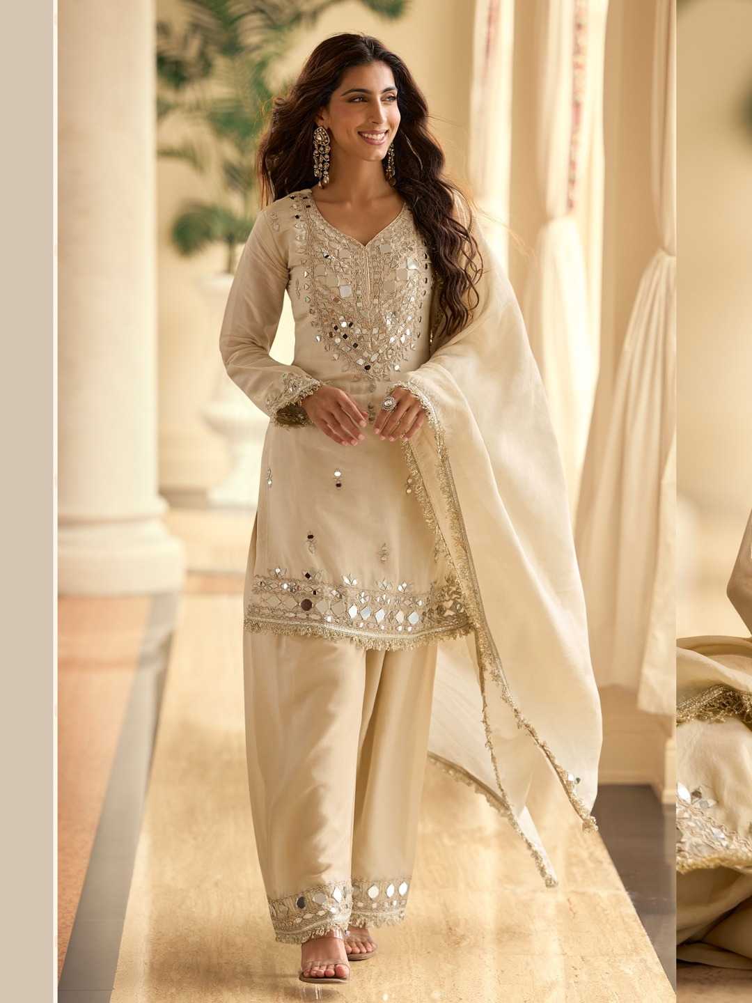 Vichitra Silk Ladies Suit