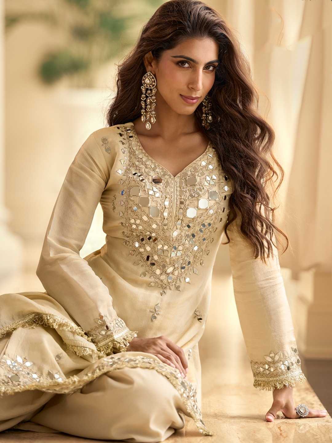 Vichitra Silk Ladies Suit
