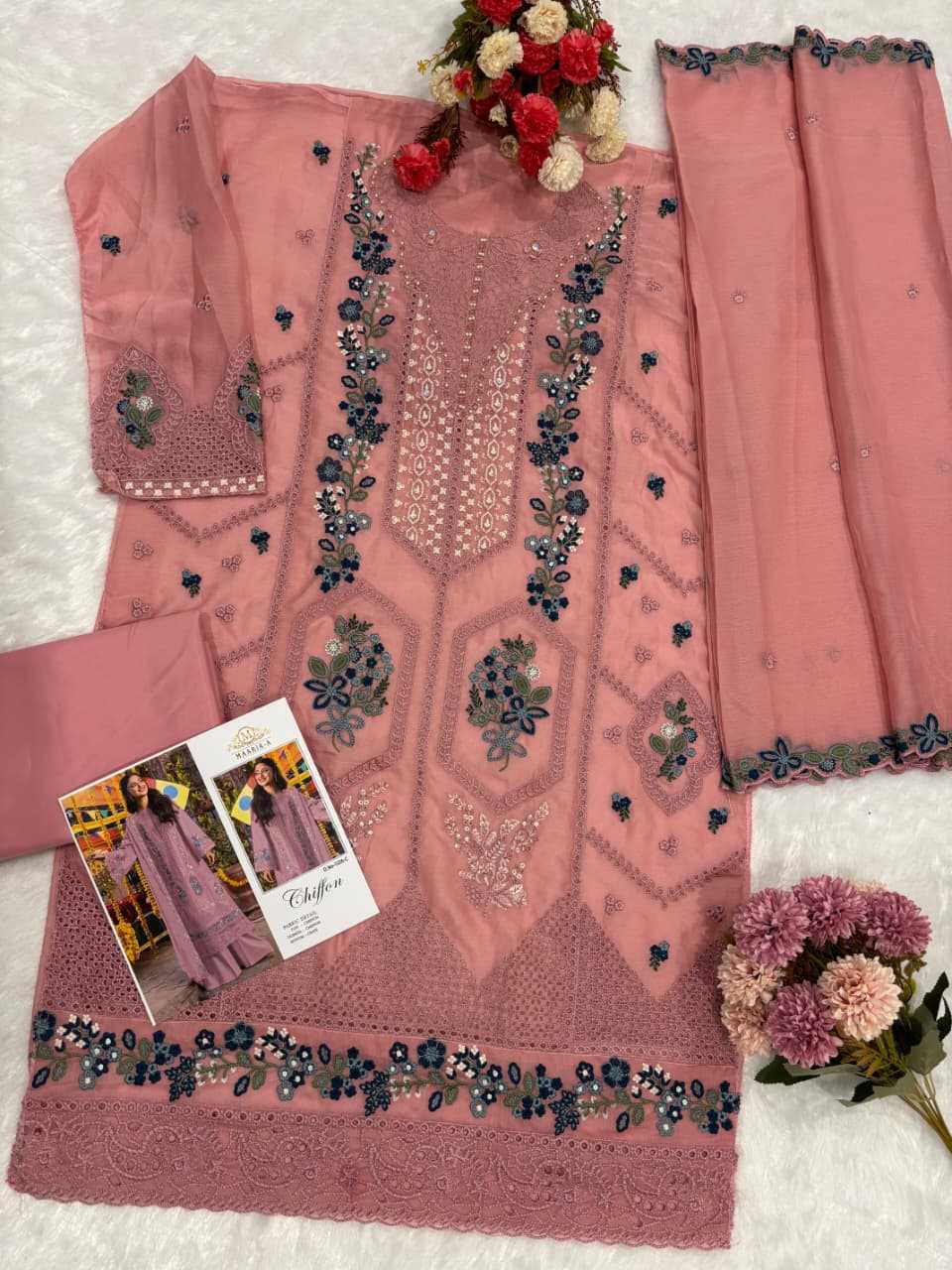 Chiffon Embroidery Suit