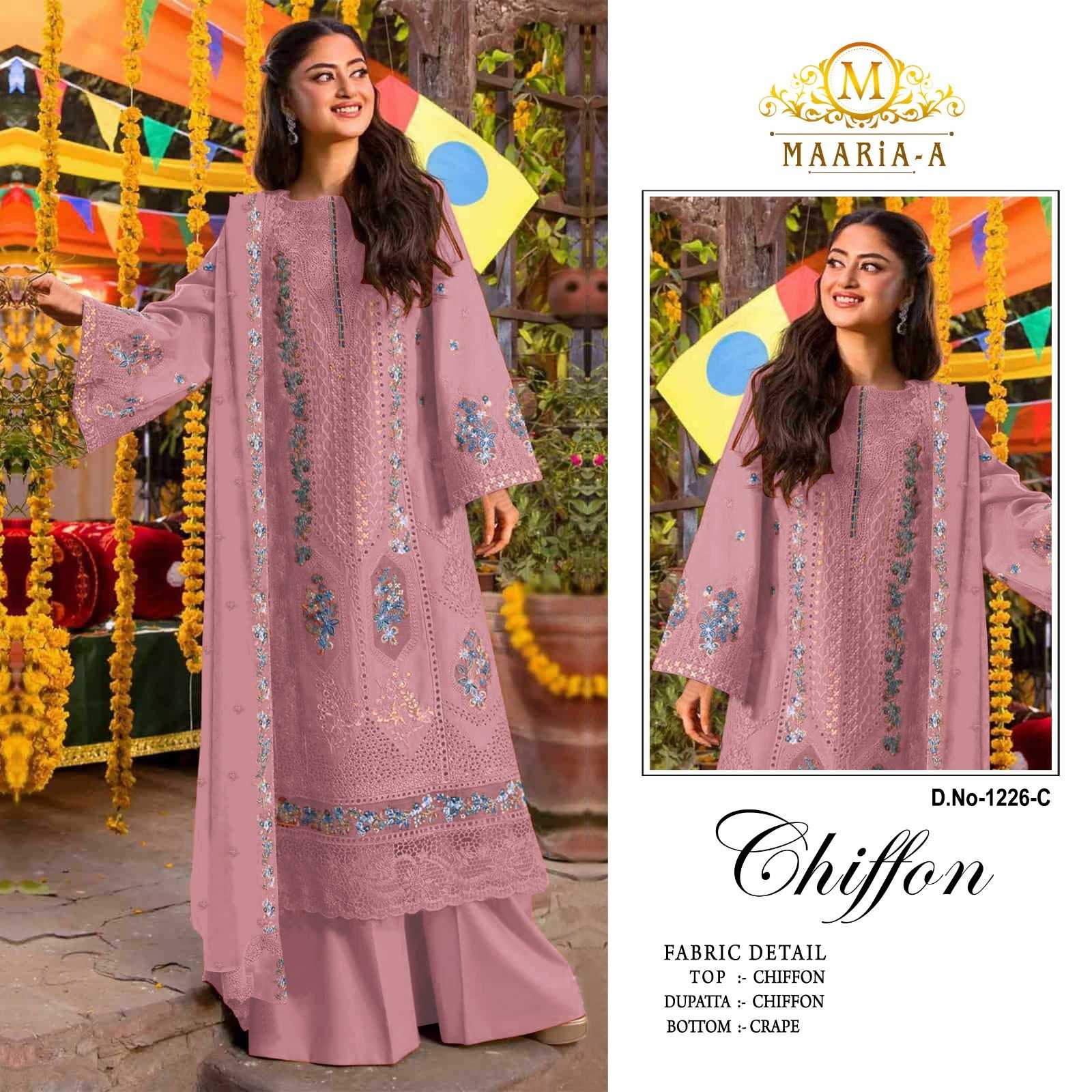 Chiffon Embroidery Suit
