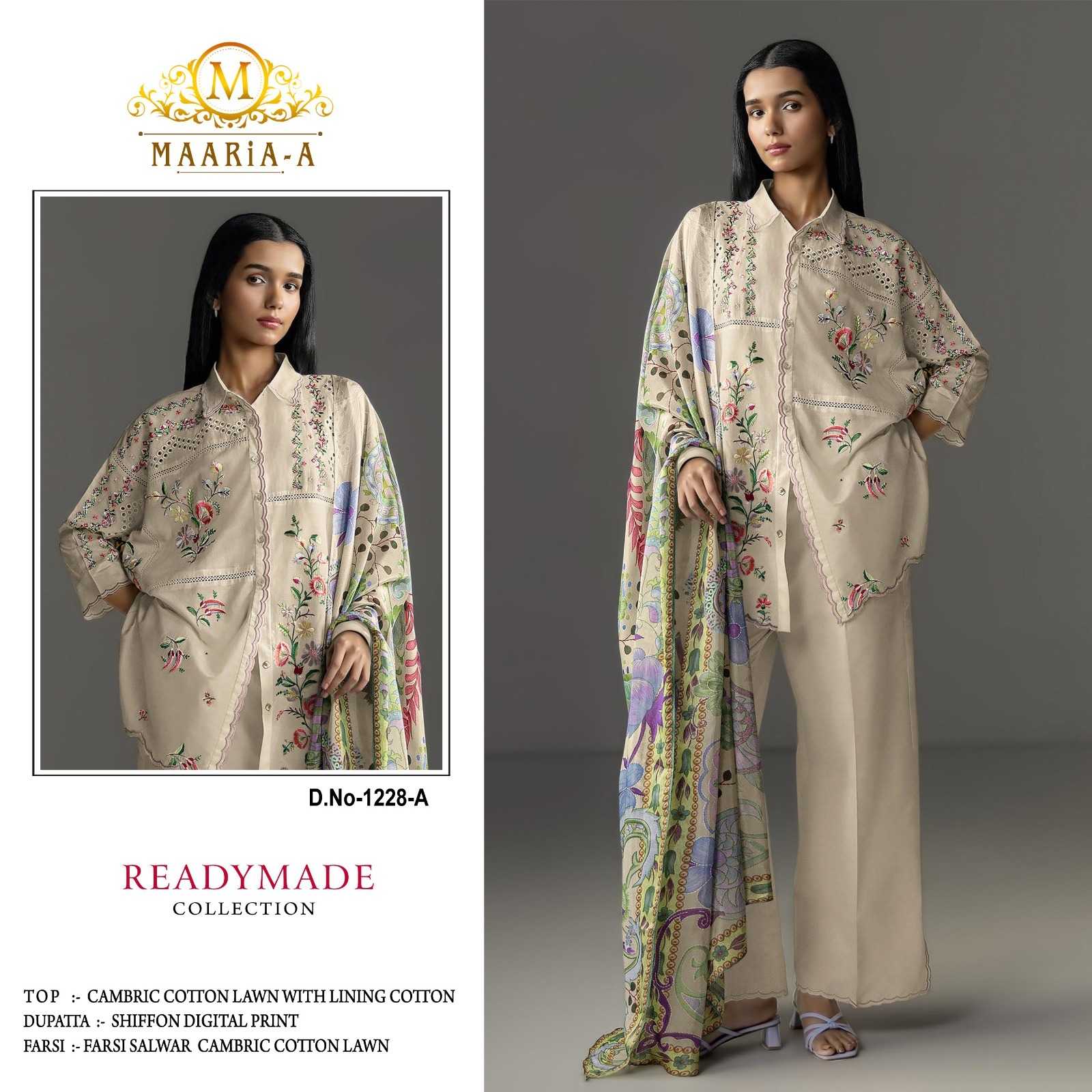 Cotton Cambric Embroidery Suit