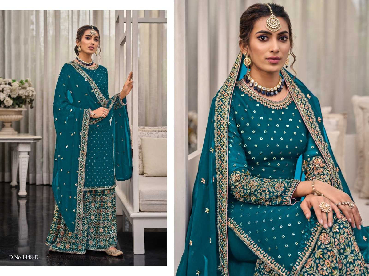 Georgette Embroidery Suit