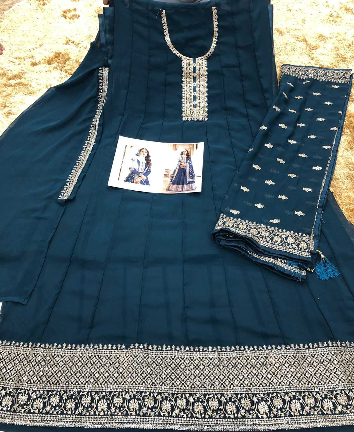 Georgette Embroidery Suit