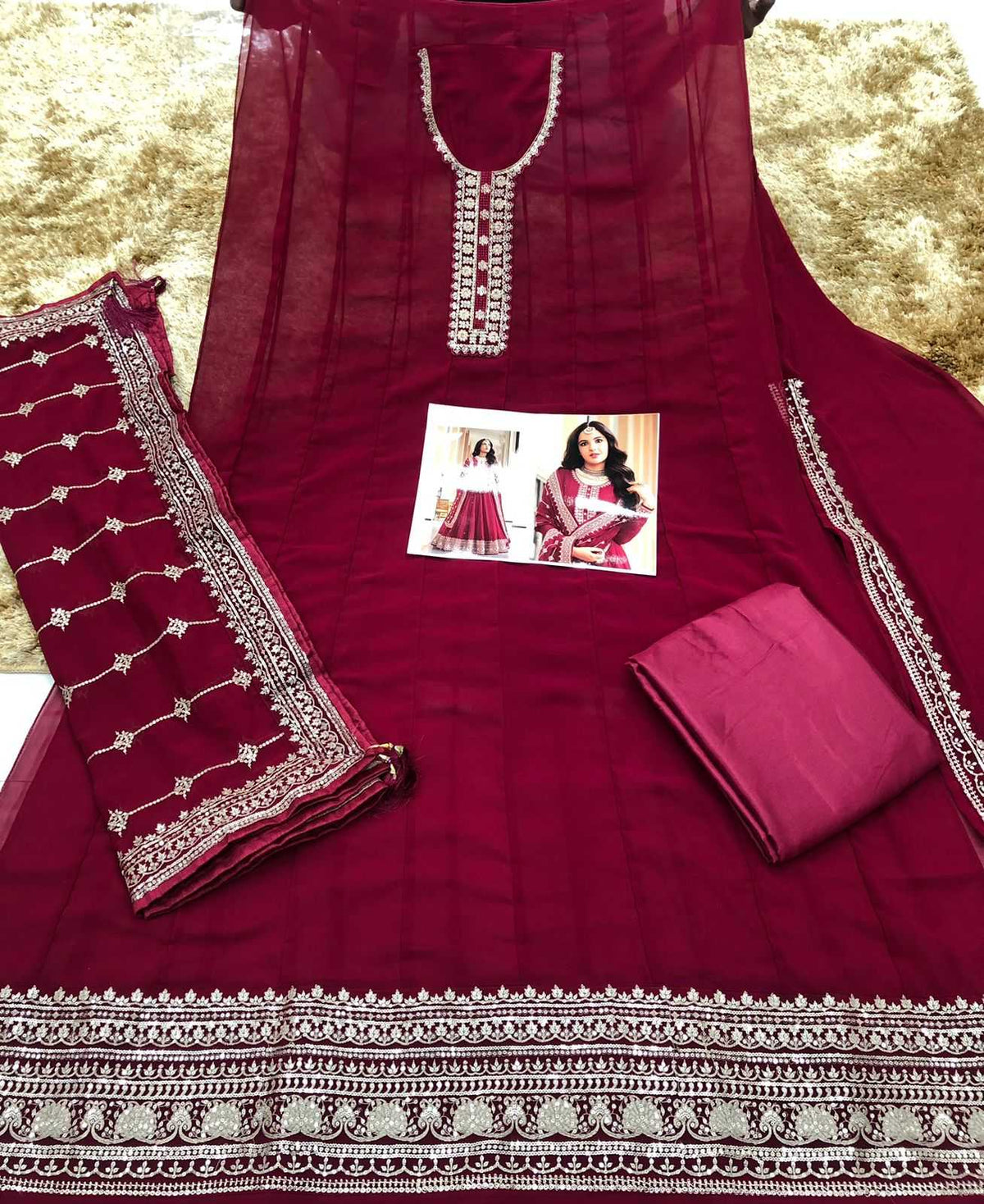 Georgette Embroidery Suit