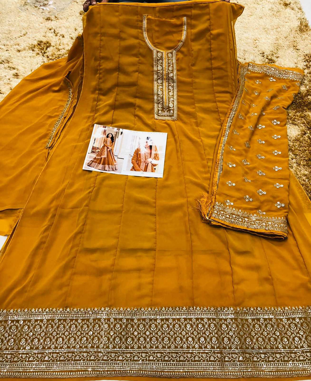Georgette Embroidery Suit