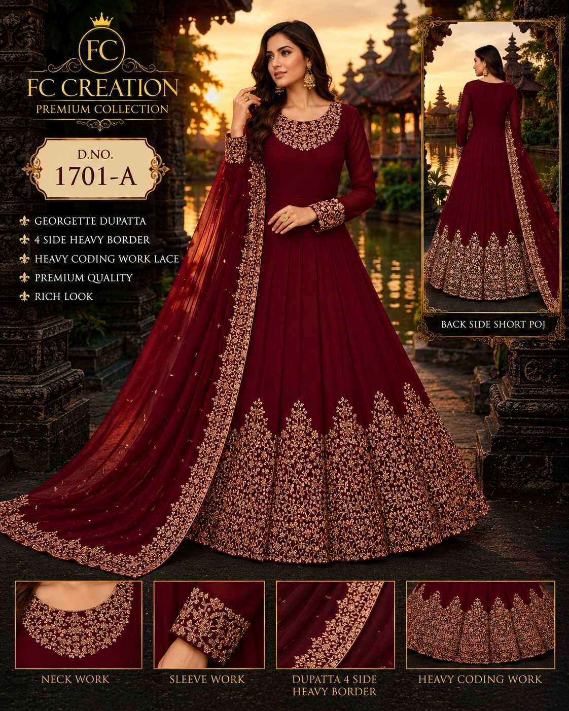 Soft Vichitra Silk Lehenga
