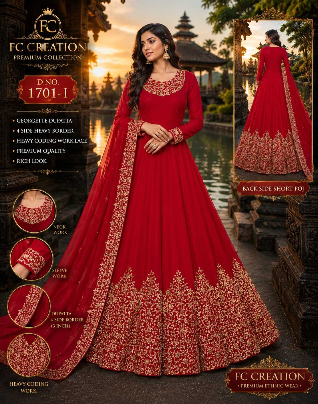 Soft Vichitra Silk Lehenga