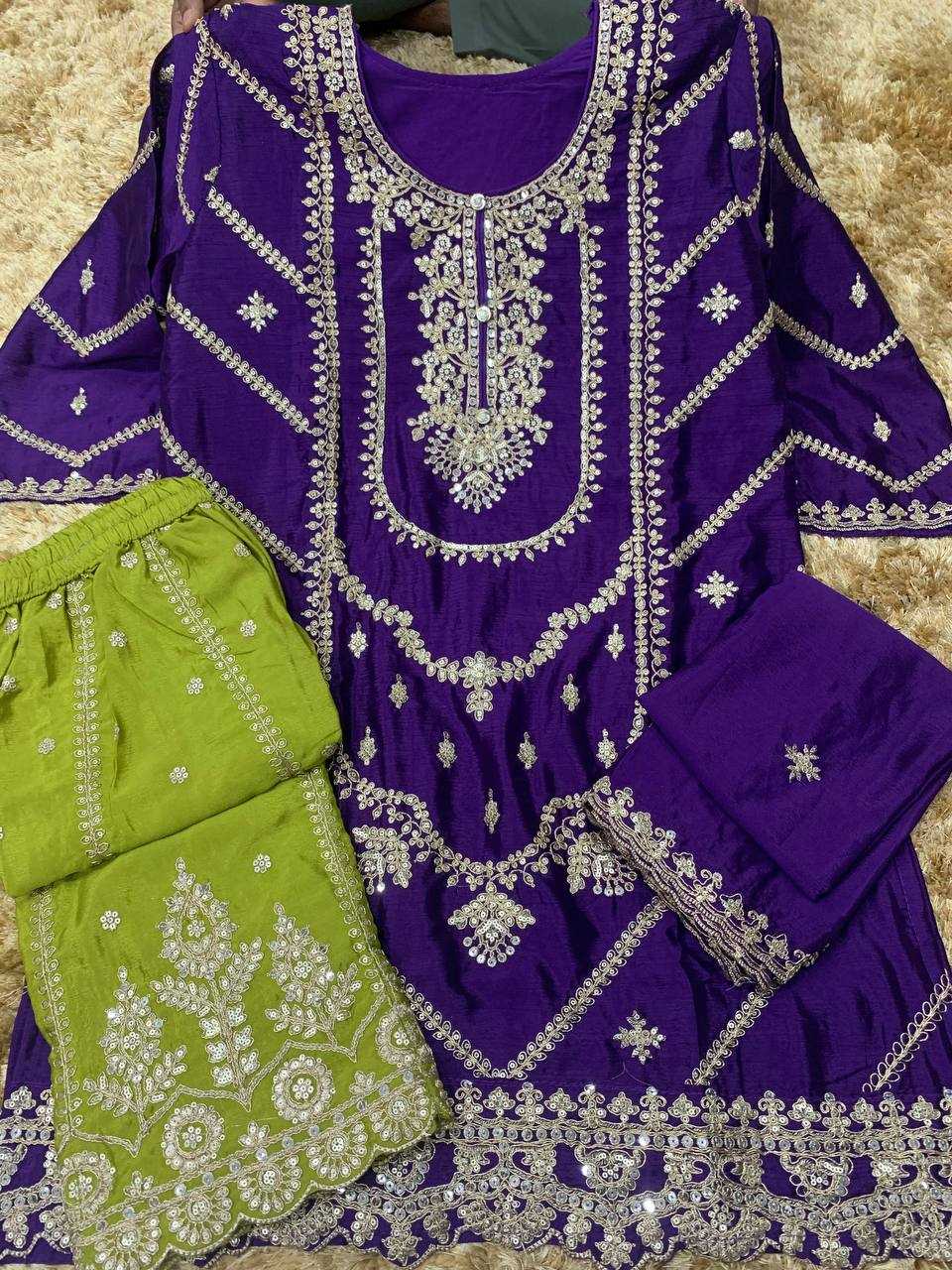 Chinon Embroidery Suit