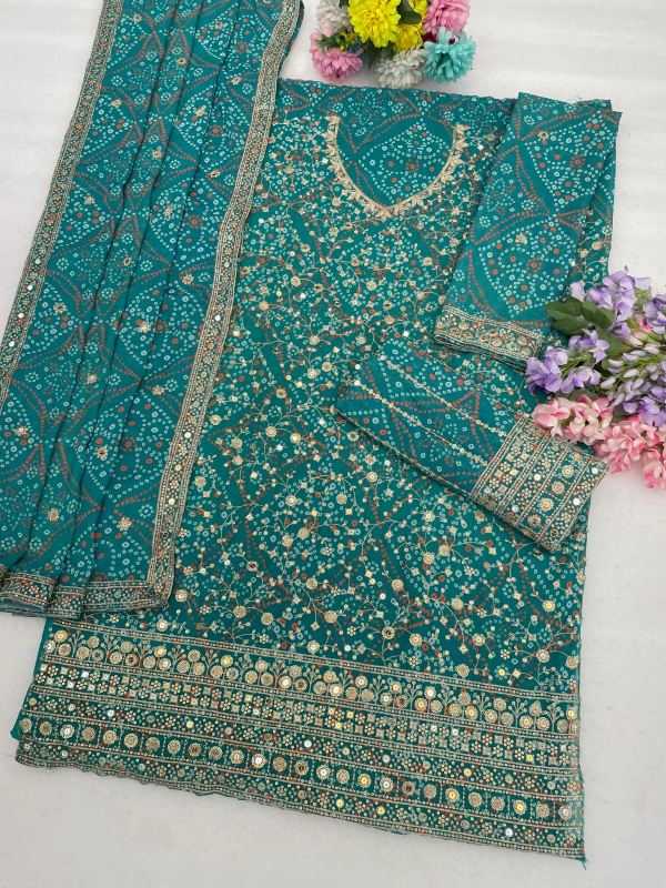 Faux Georgette Kurti