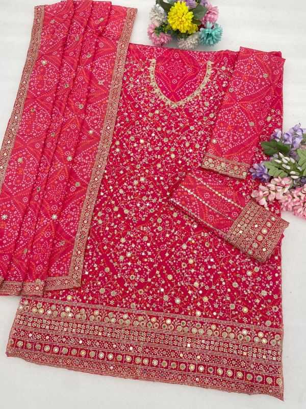 Faux Georgette Kurti