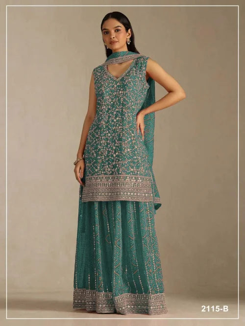 Faux Georgette Kurti