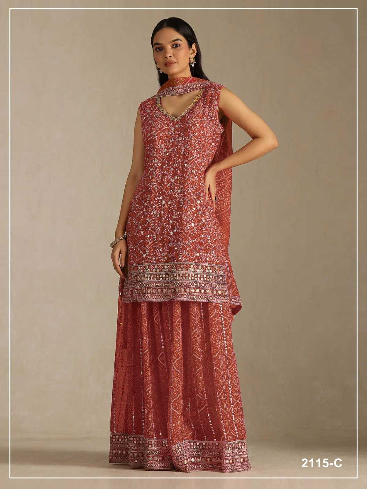 Faux Georgette Kurti