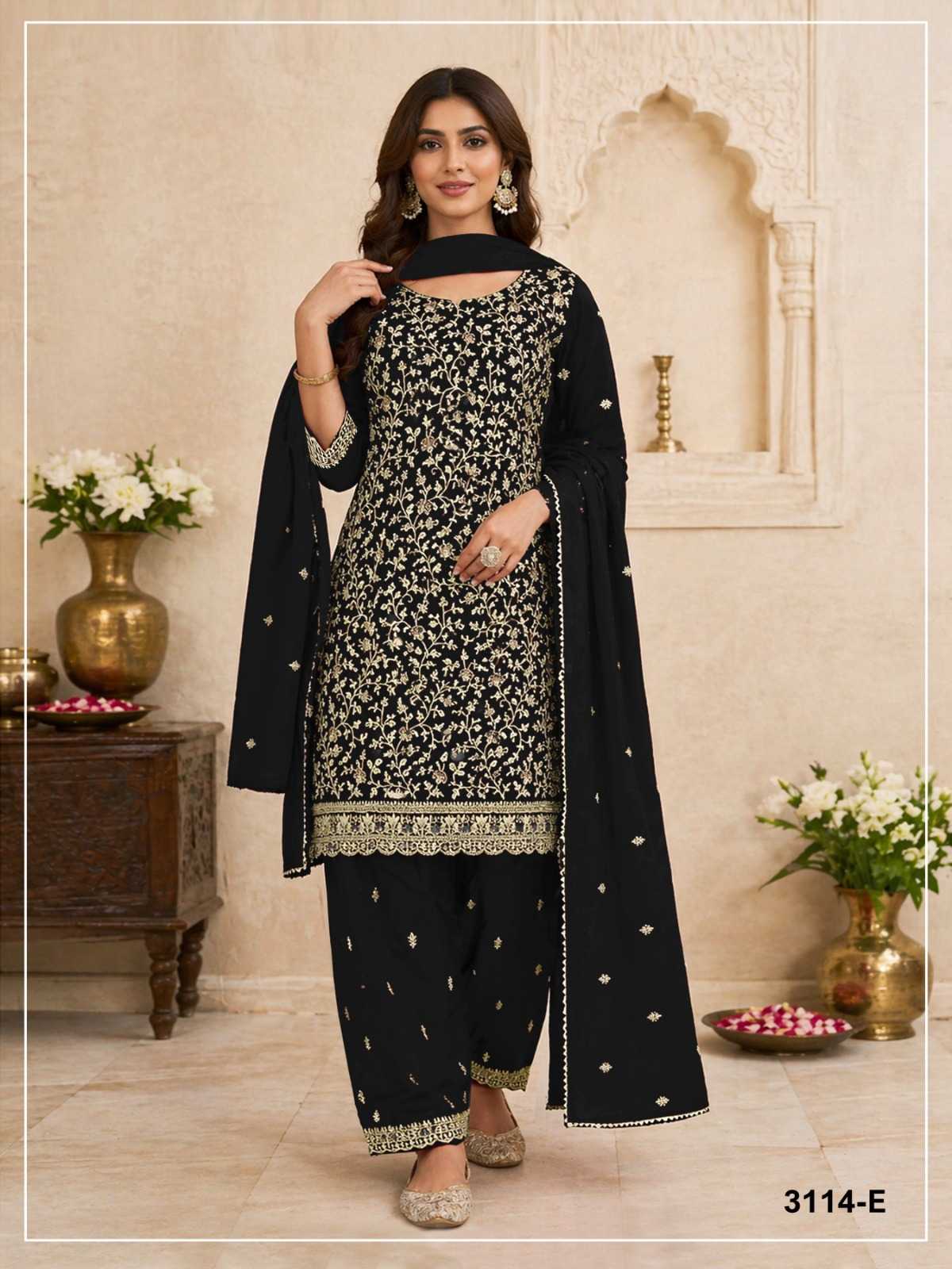 Georgette Embroidery Suit