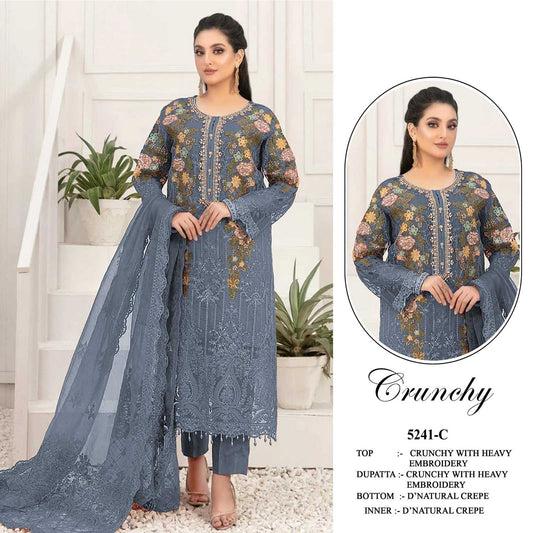 Crunchi Embroidery Suit