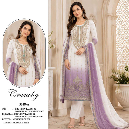Crunchi Embroidery Suit