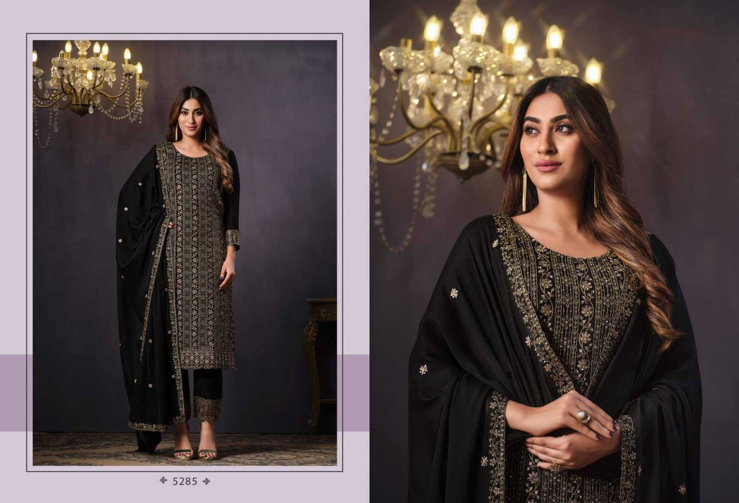 Rangoli Silk Embroidery Suit