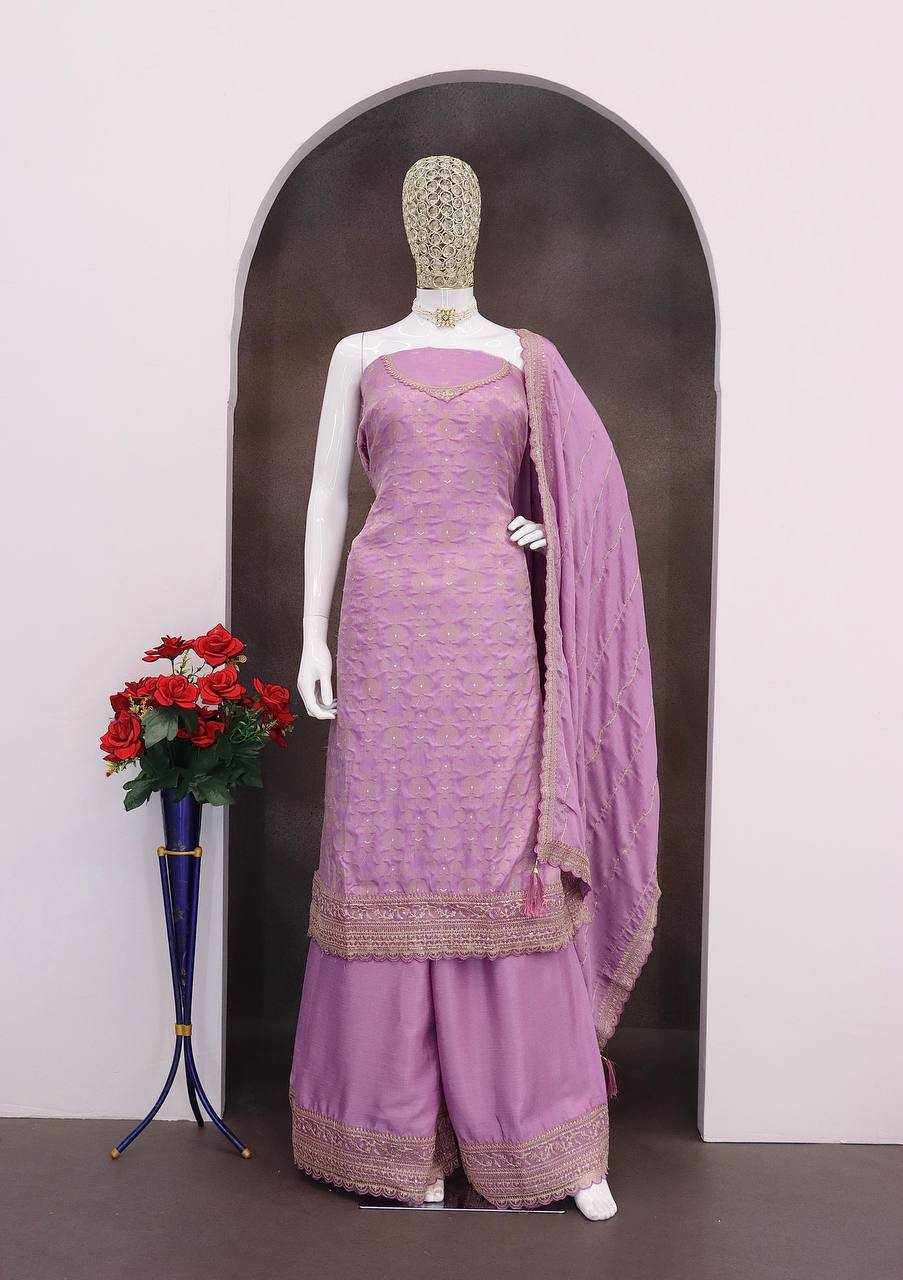 Heavy Silk Palazzo Suit