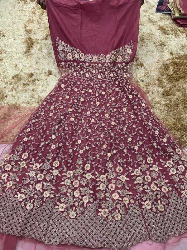 Heavy Silk Embroidery Gown