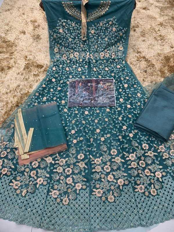 Heavy Silk Embroidery Gown