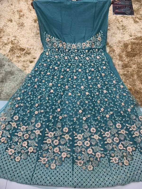 Heavy Silk Embroidery Gown