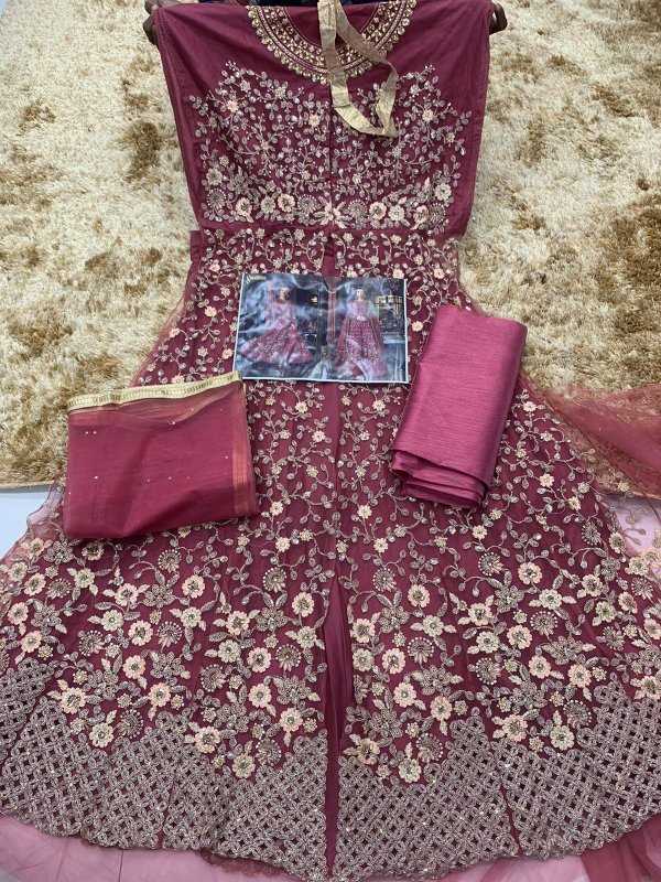 Heavy Silk Embroidery Gown