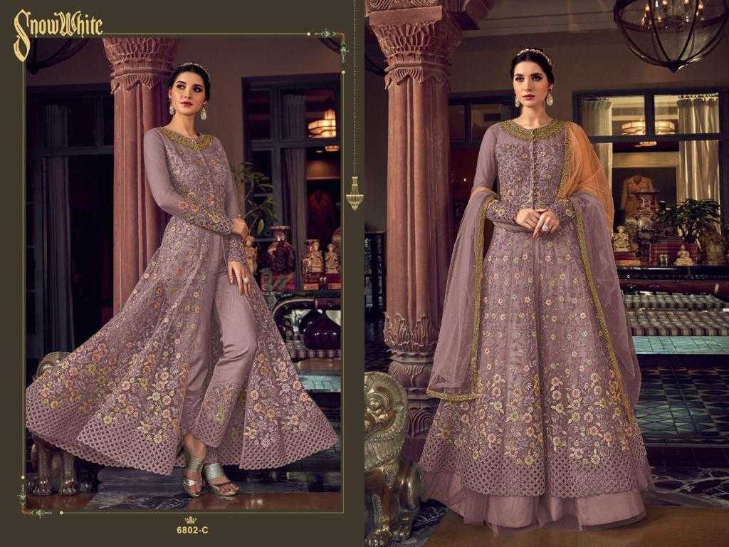 Heavy Silk Embroidery Gown
