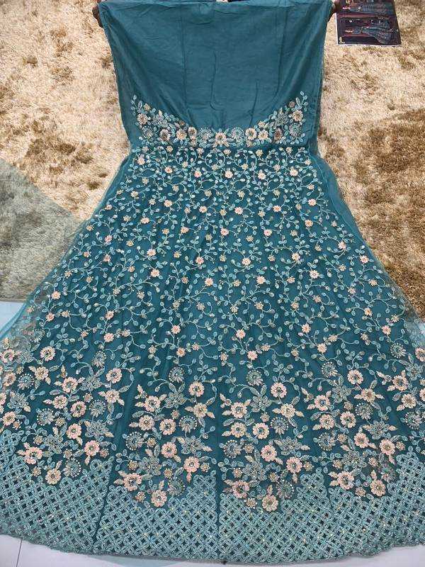 Heavy Silk Embroidery Gown
