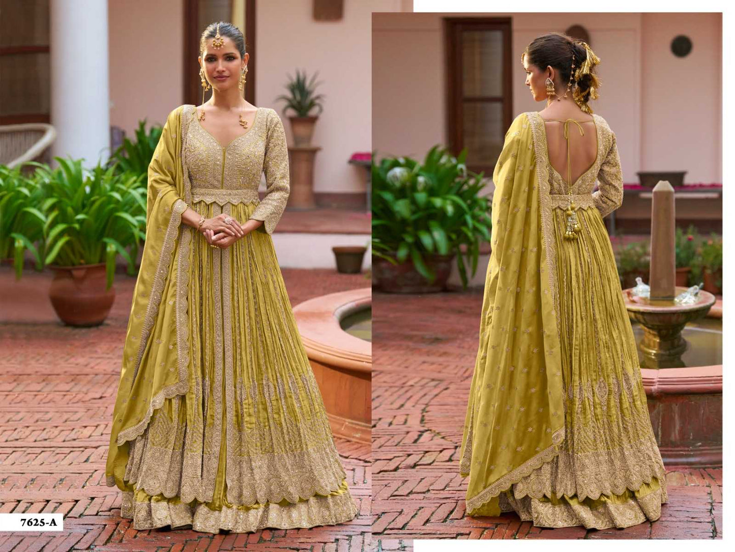 Chinon Embroidery Gown